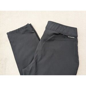 Columbia Sportswear Women's Black Hiking Pants Size 16 48 Cargo Pockets Outdoor
